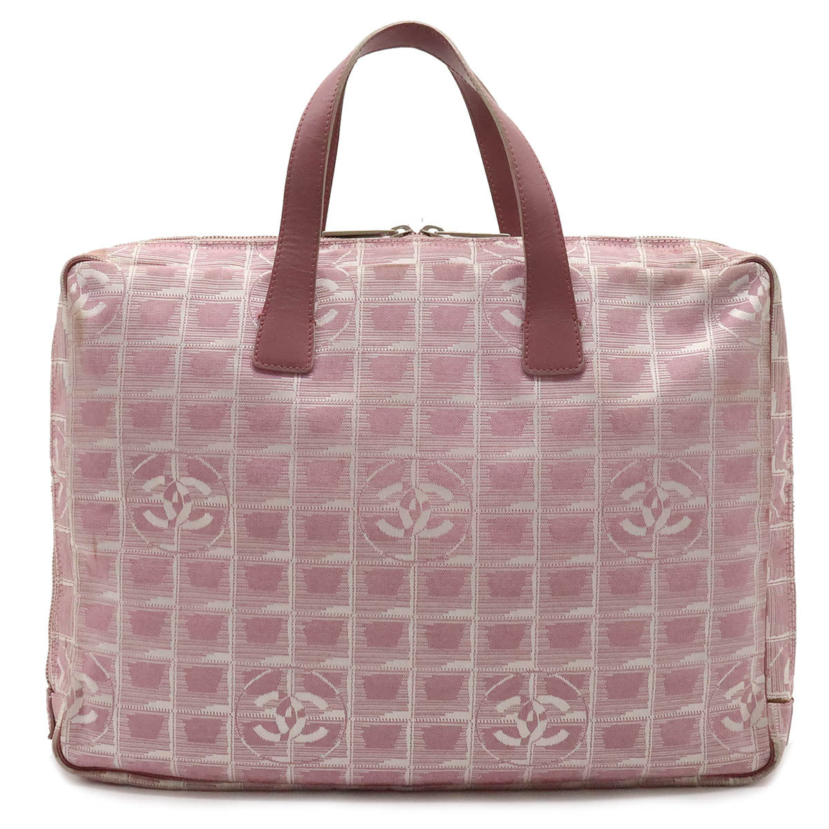 Chanel Nylon Jacquard New Travel Line Briefcase Bag