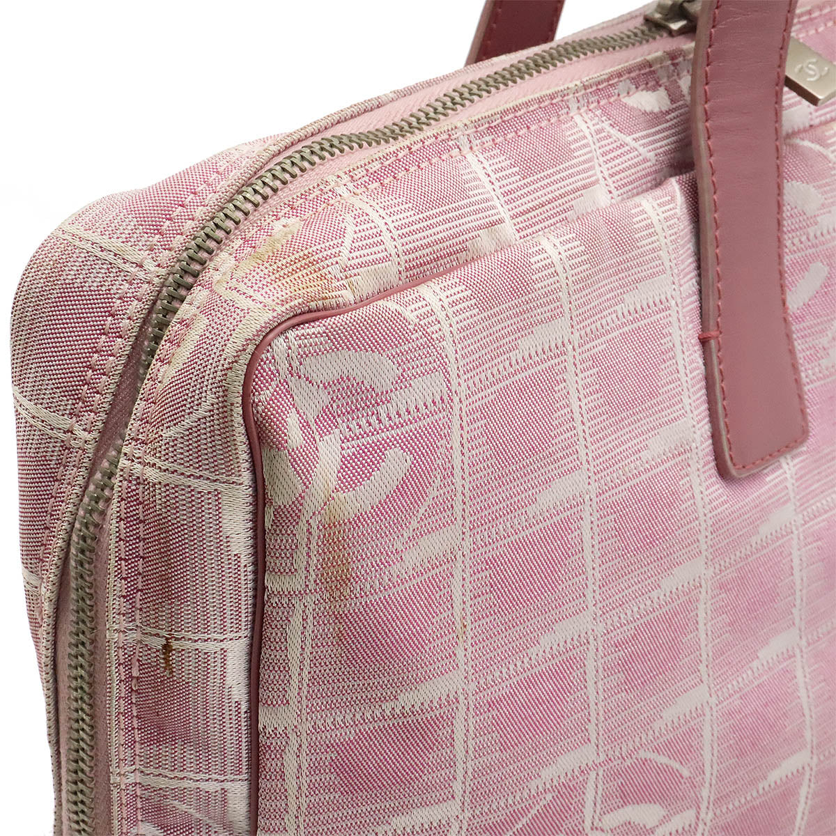 Chanel Nylon Jacquard New Travel Line Briefcase Bag