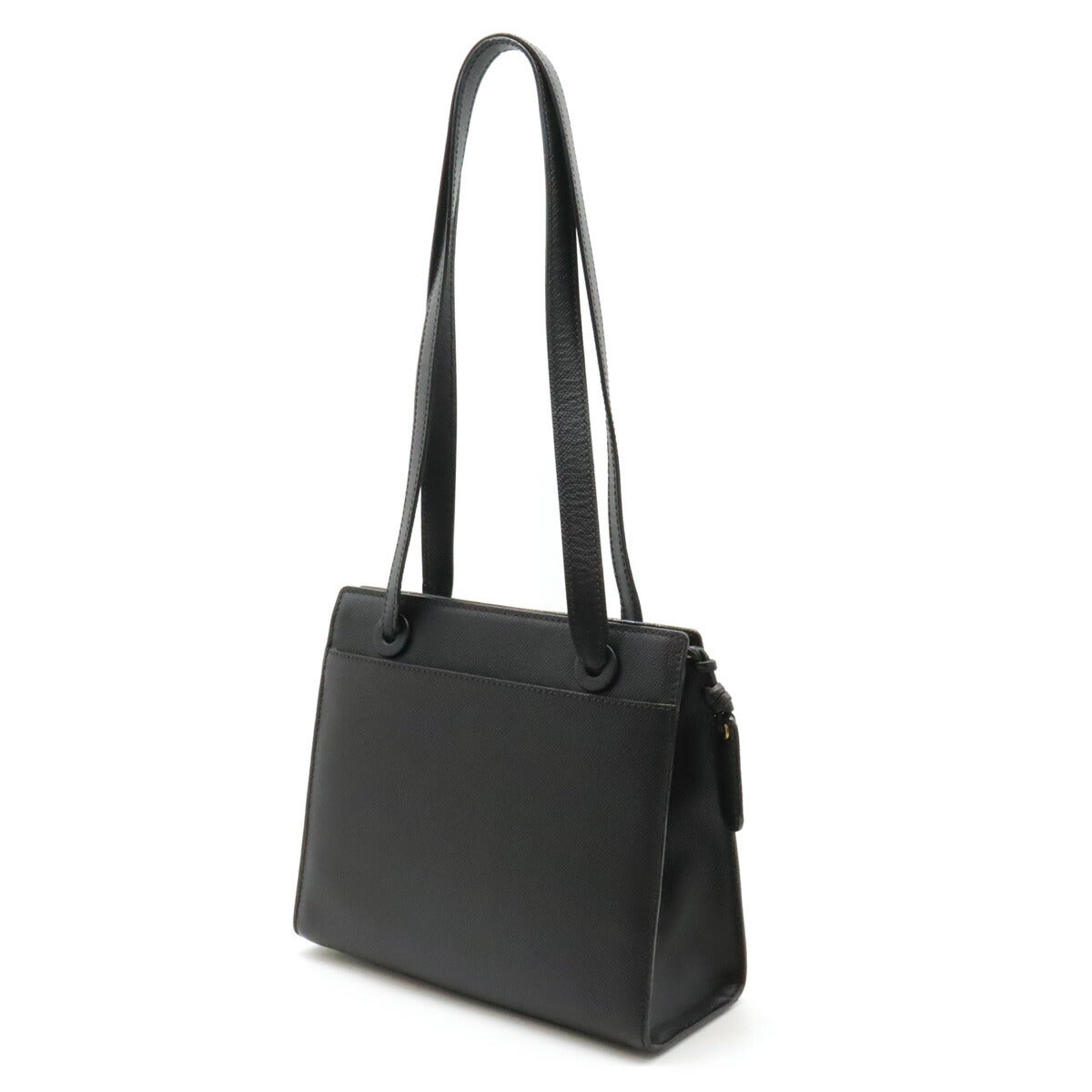 Chanel Caviar Skin Logo 2way Bag Black Gold Hardware