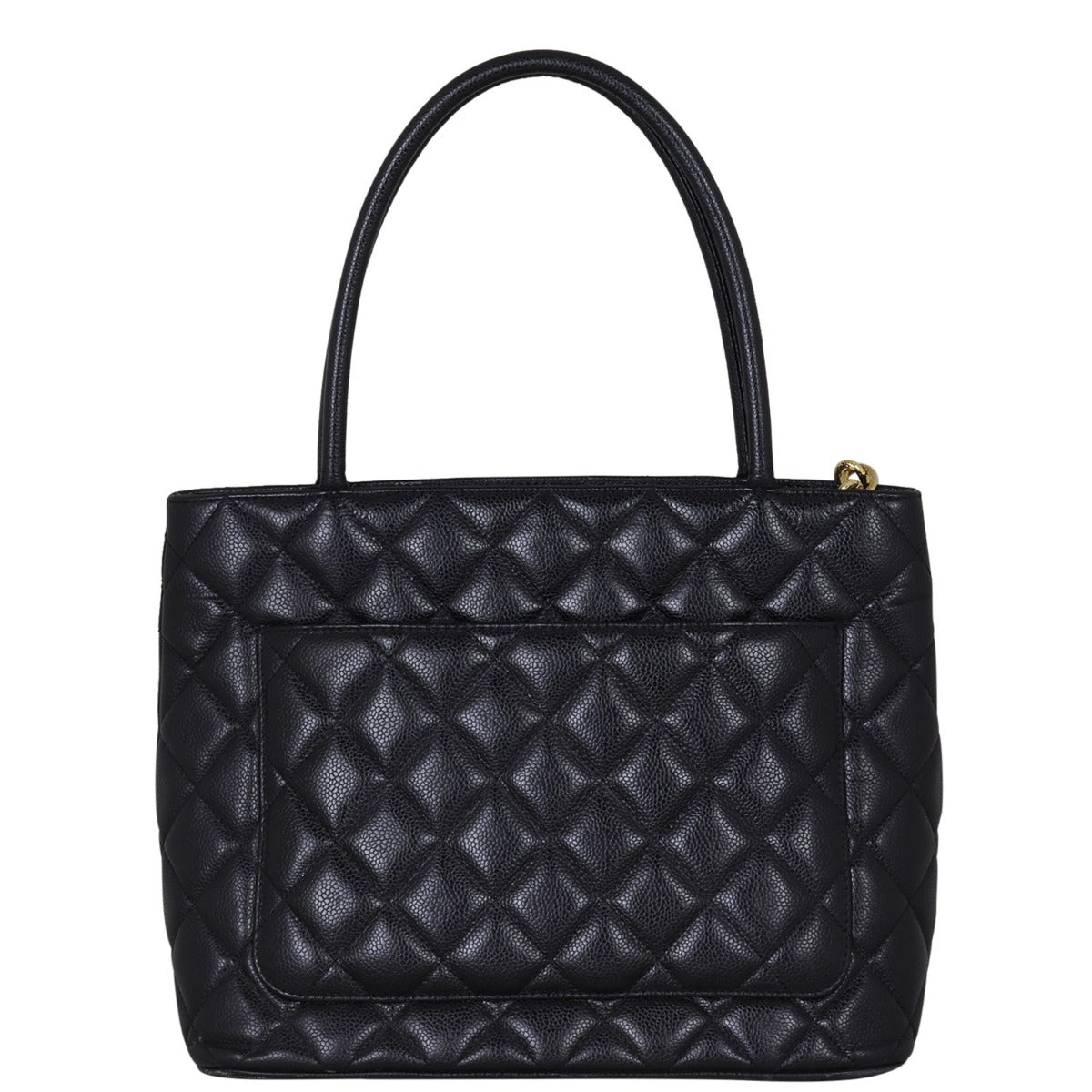 Chanel Medallion Tote Zip Gold Tote Bag