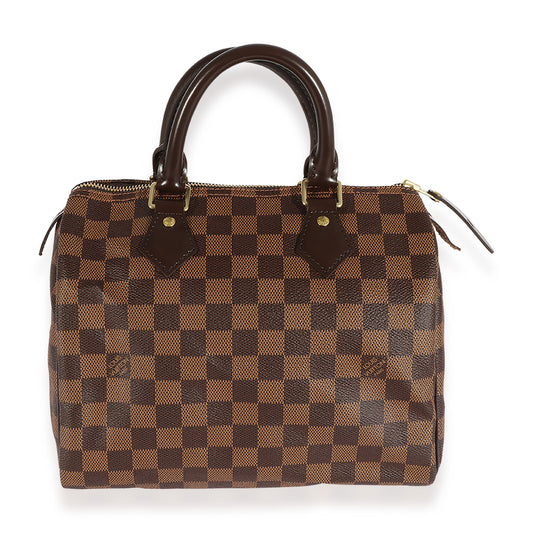 Louis Vuitton Damier Ebene Speedy 25 Handbag
