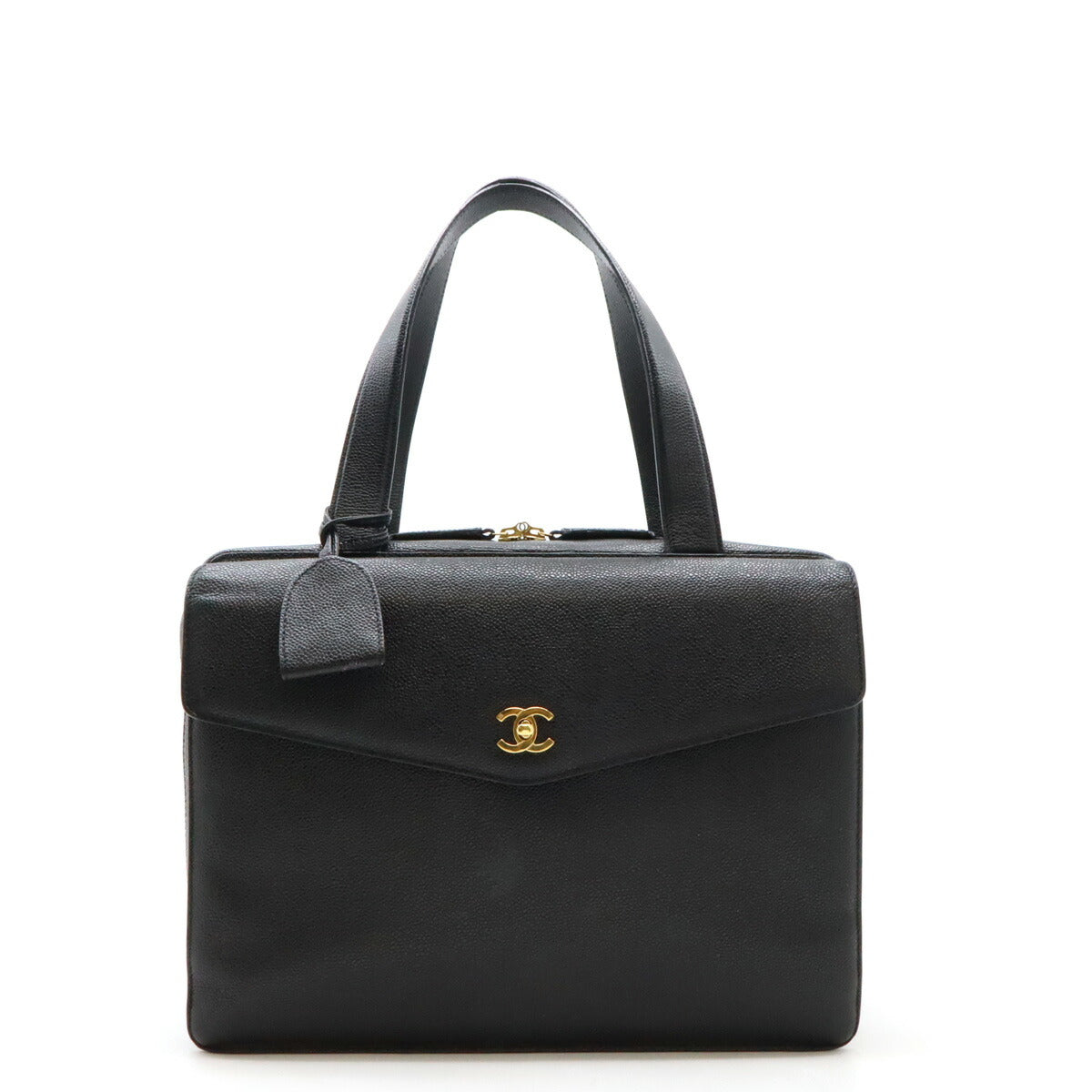 Chanel Caviar Skin Coco Mark Briefcase Bag