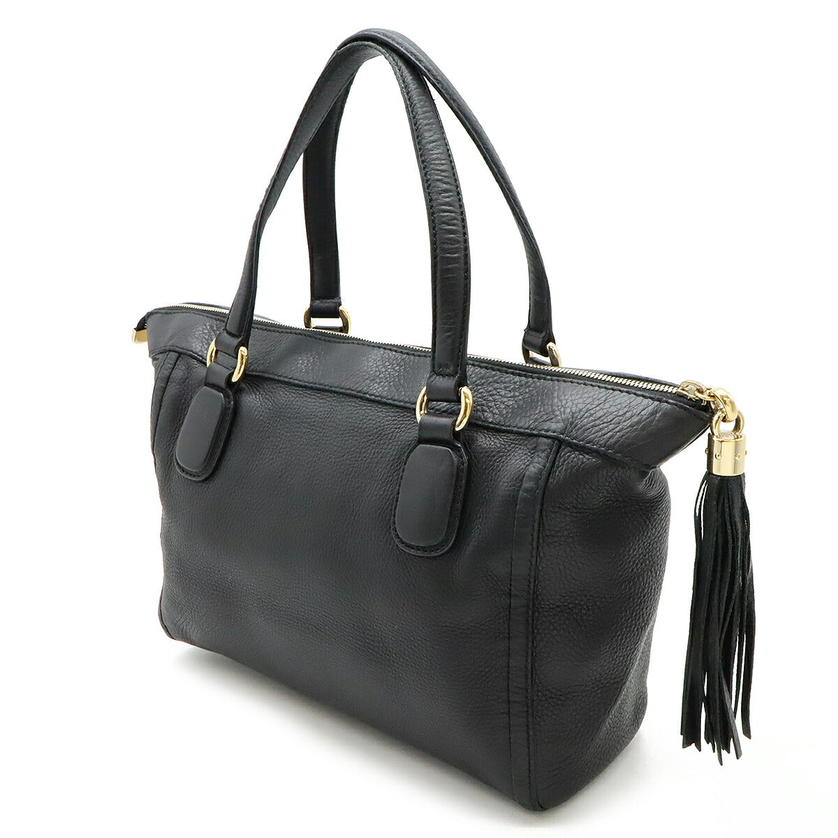 Gucci Soho Interlocking Tote Bag Leather