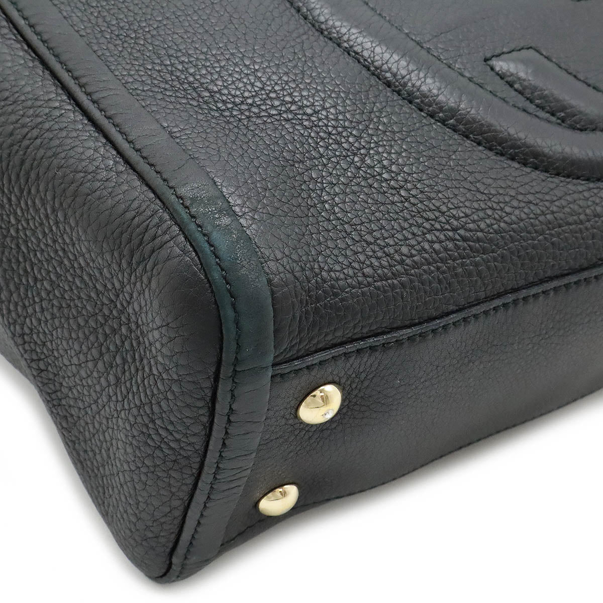 Gucci Soho Interlocking Tote Bag Leather