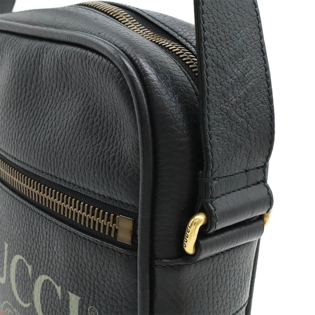 Gucci Print Shoulder Bag Leather Bag 523592