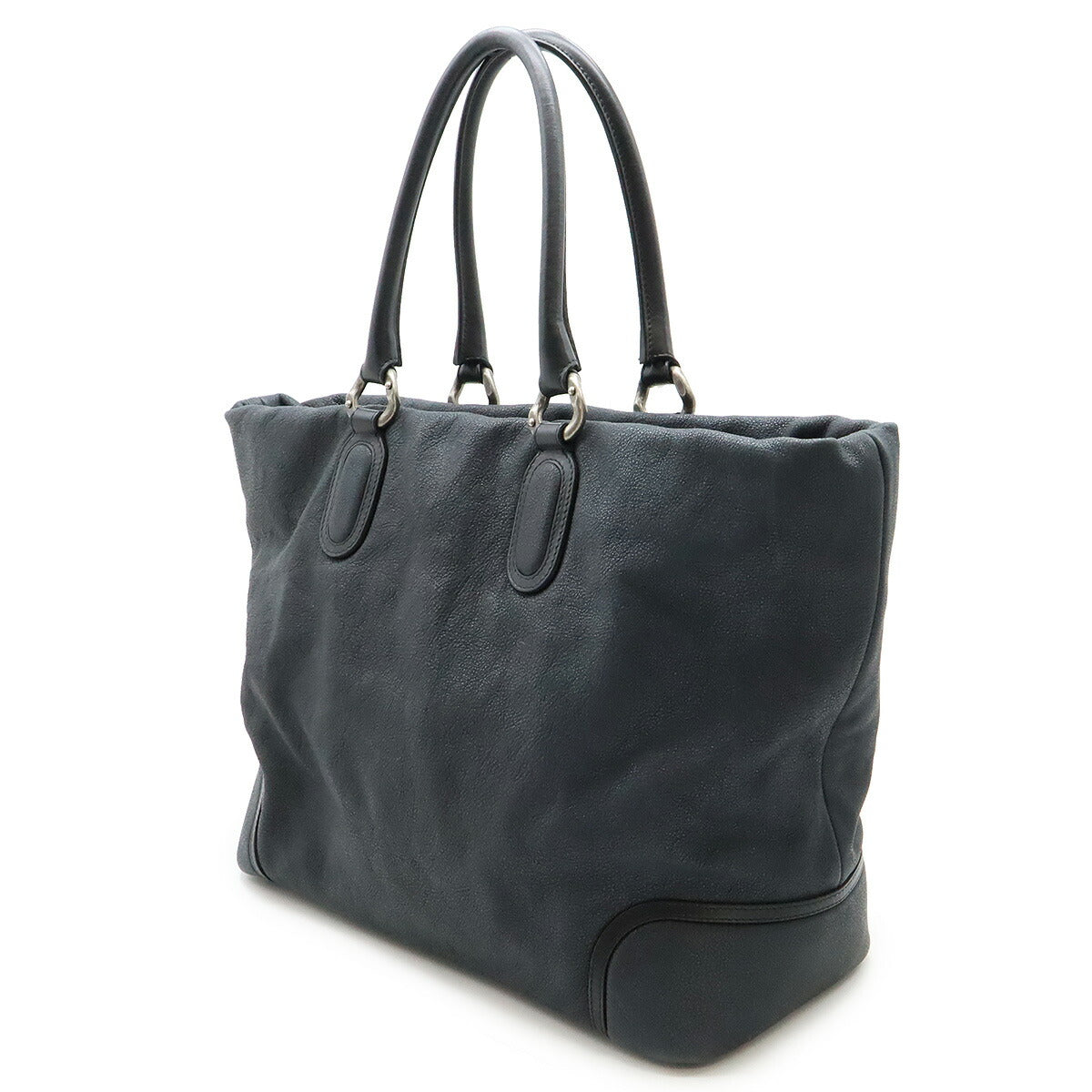 Chanel Soft Caviar Skin Coco Mark 2way Tote Bag