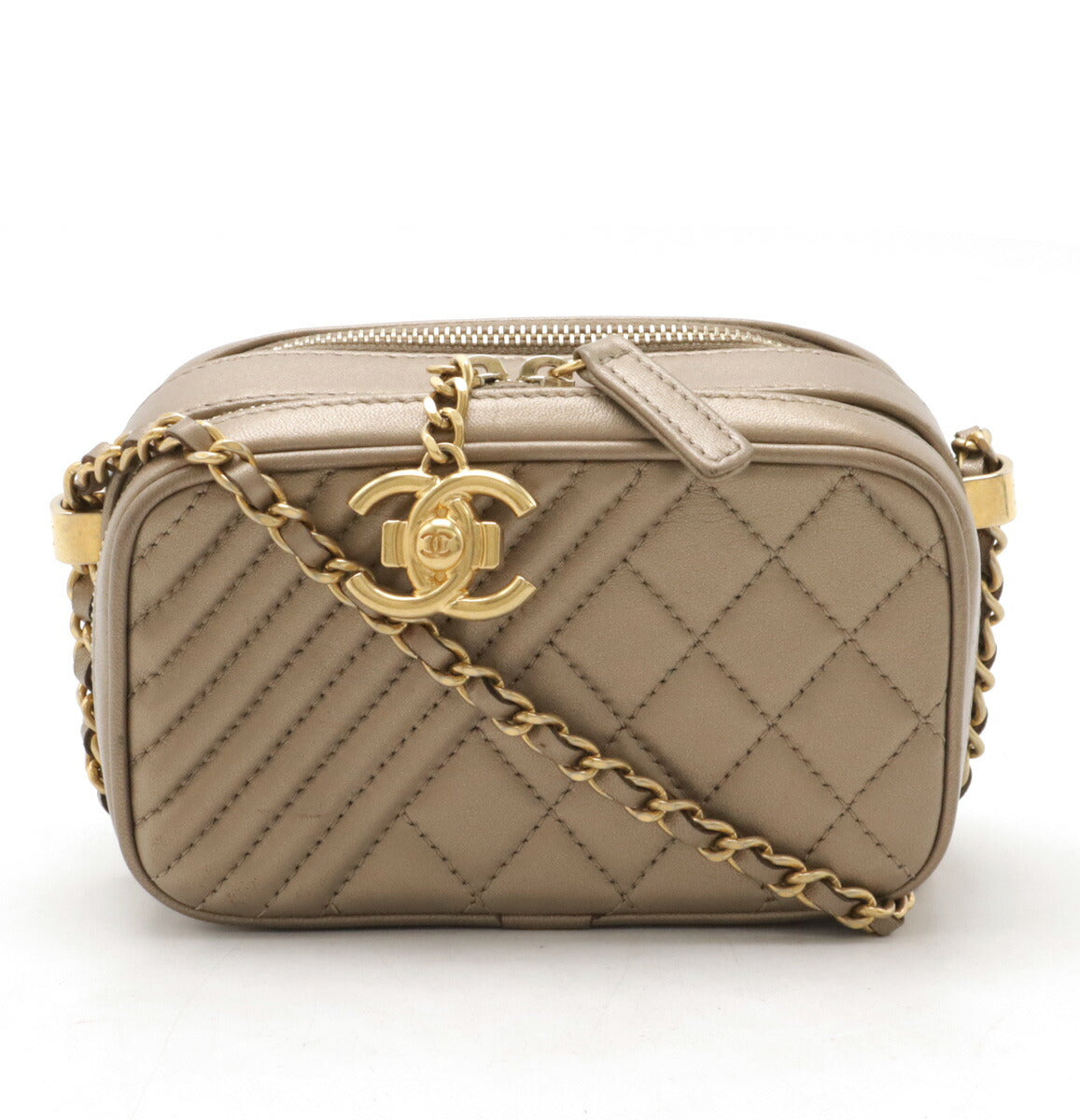 Chanel Leather Coco Mark Camera Bag Shoulder Bag