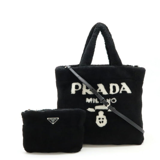 Prada 1Bg374 Montone 2Way Bag Travel Bag