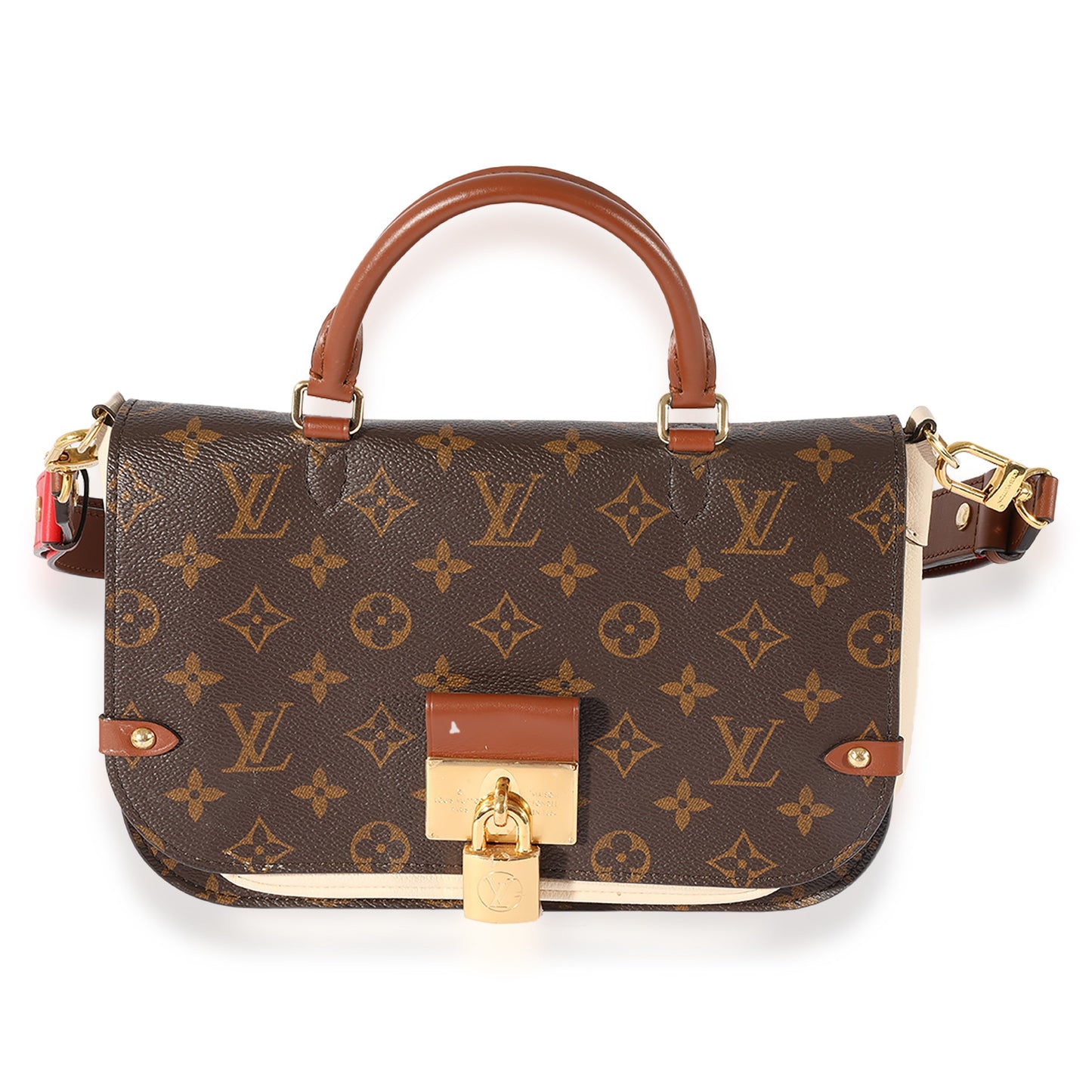Louis Vuitton & Vaugirard Monogram Leather Canvas Beige Shoulder Bag