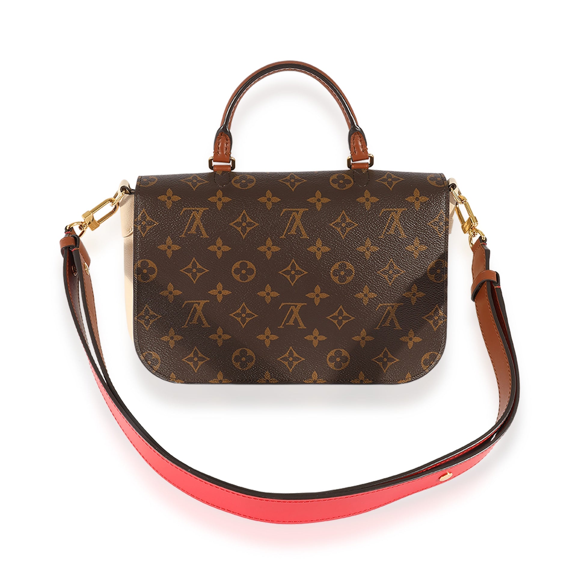 Louis Vuitton & Vaugirard Monogram Leather Canvas Beige Shoulder Bag