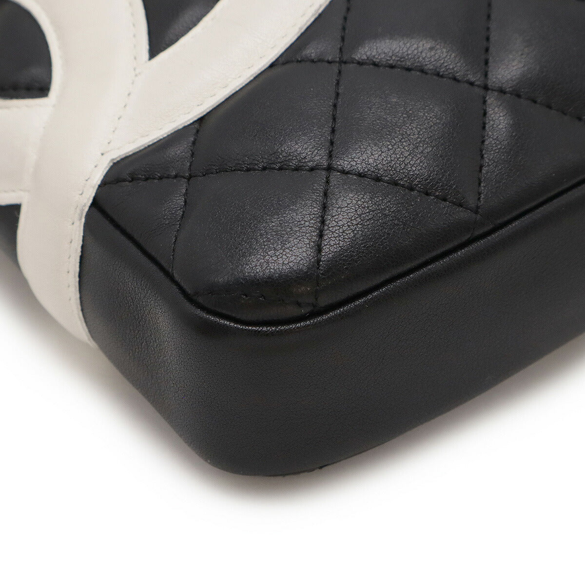 Cambon Line Soft Calf Shoulder Bag Coco Mark