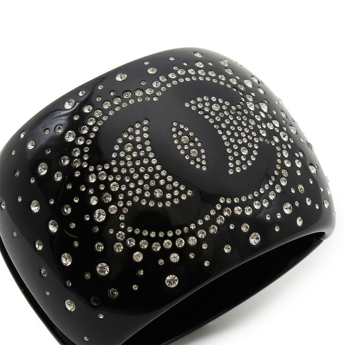 Chanel Plastic Coco Mark Bangle Bracelet