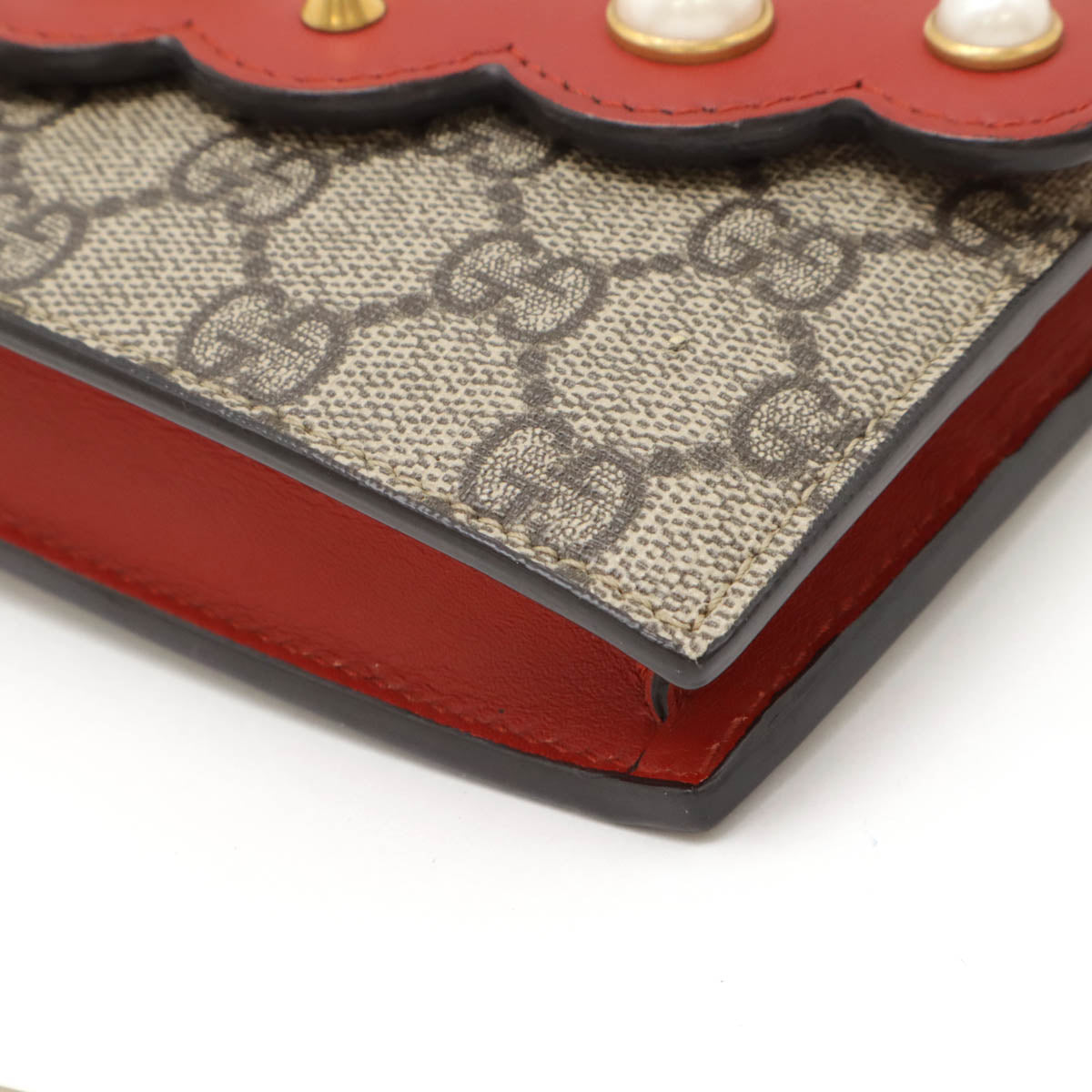 Gucci Supreme 2Way Wallet Handbag Chain Travel Bag
