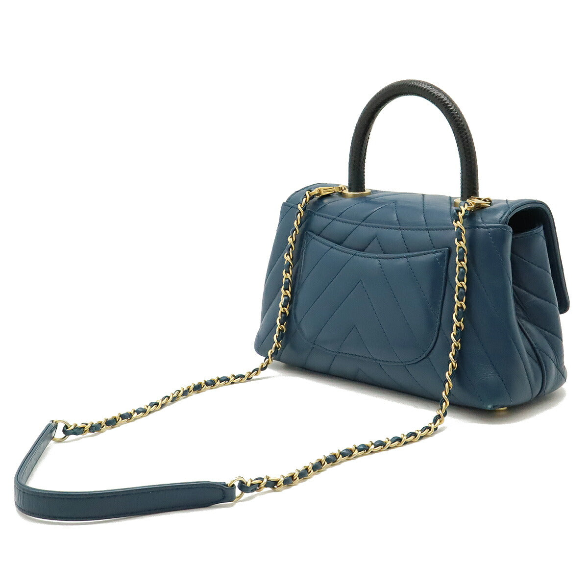 Chanel Leather Coco Handle 2way Bag