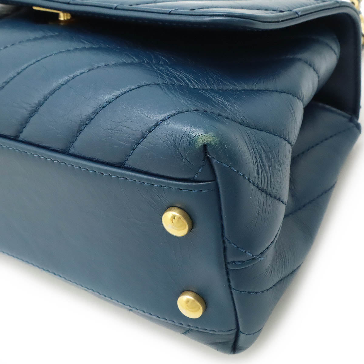Chanel Leather Coco Handle 2way Bag