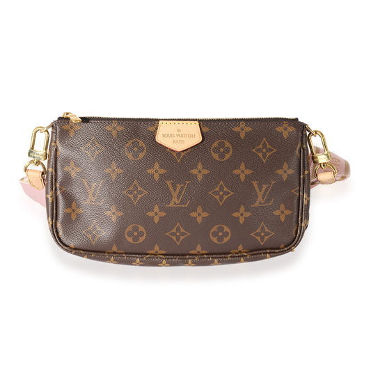 Louis Vuitton & Rose Clair Multi-Pochette Accessoires Monogram Canvas Clutch Bag