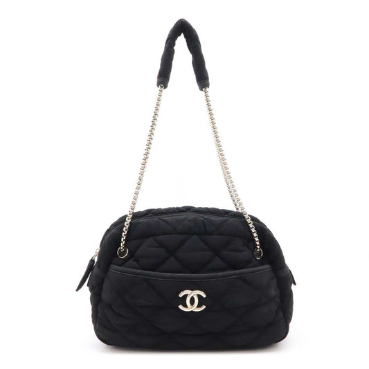 Chanel Cotton Jersey Bubble Quilt 2way Shoulder Bag
