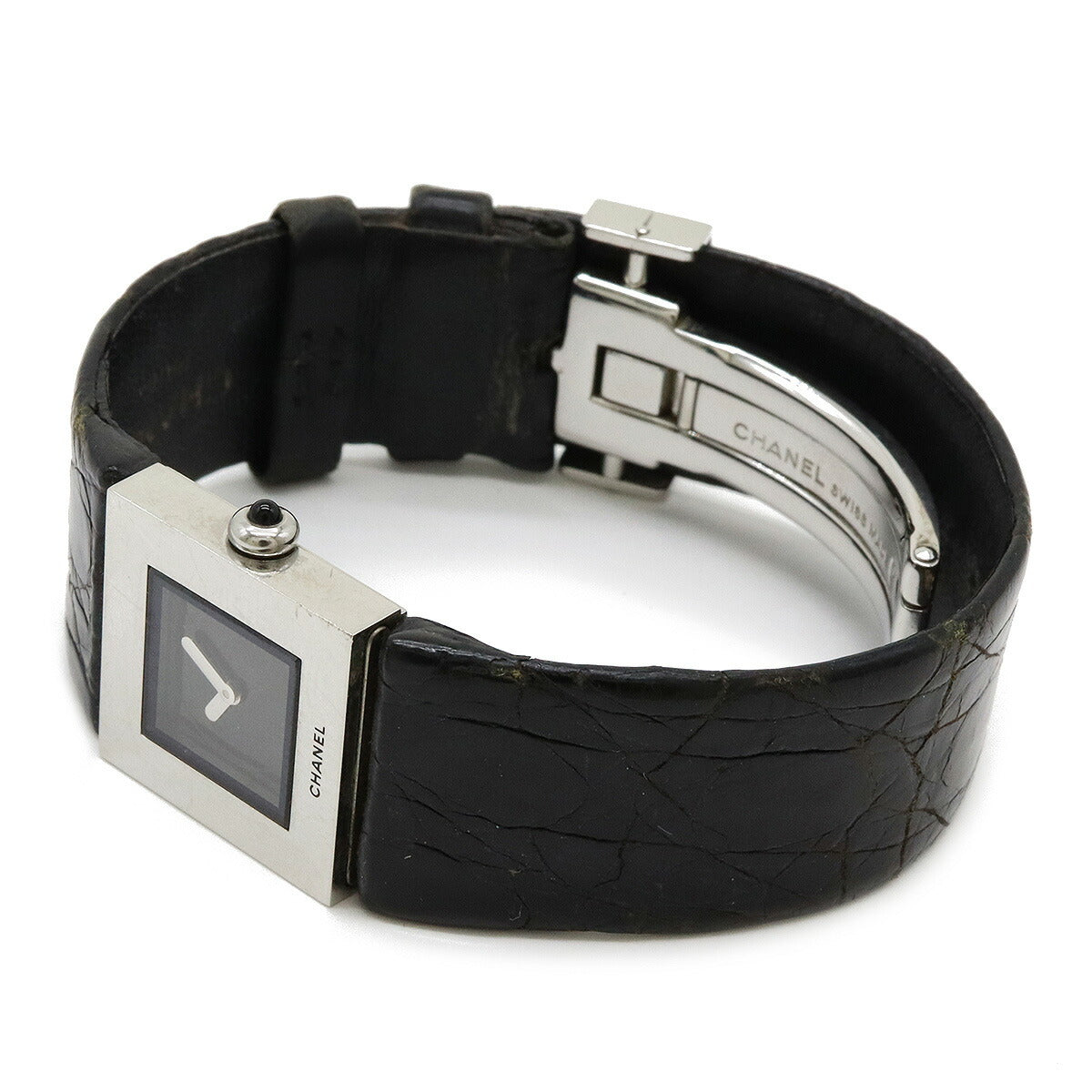 Chanel Black Dial Matelasse Quartz Watch