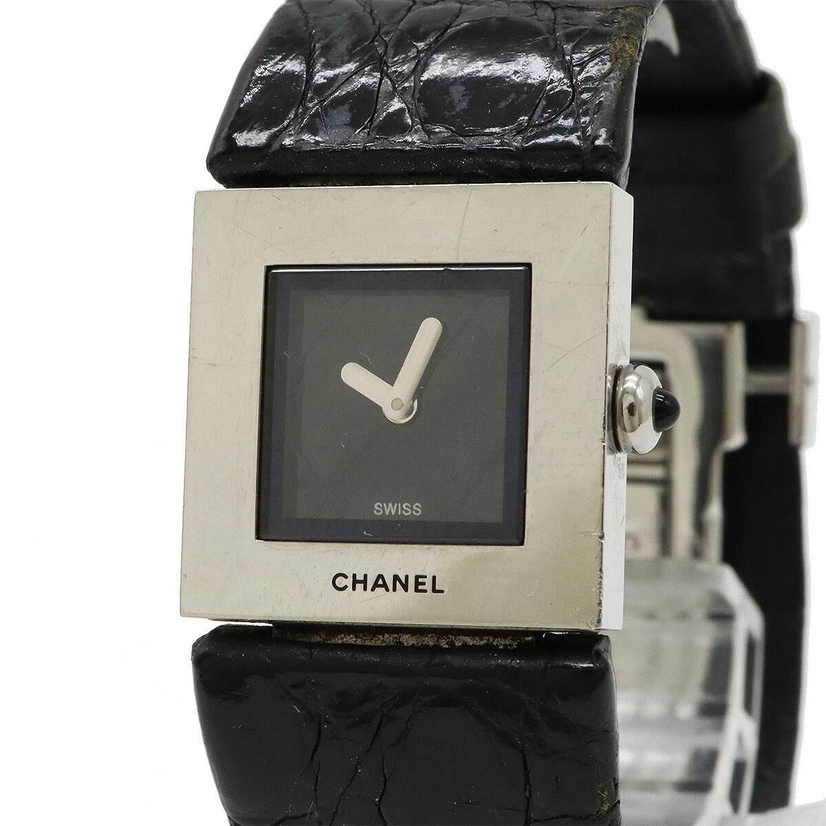 Chanel Black Dial Matelasse Quartz Watch