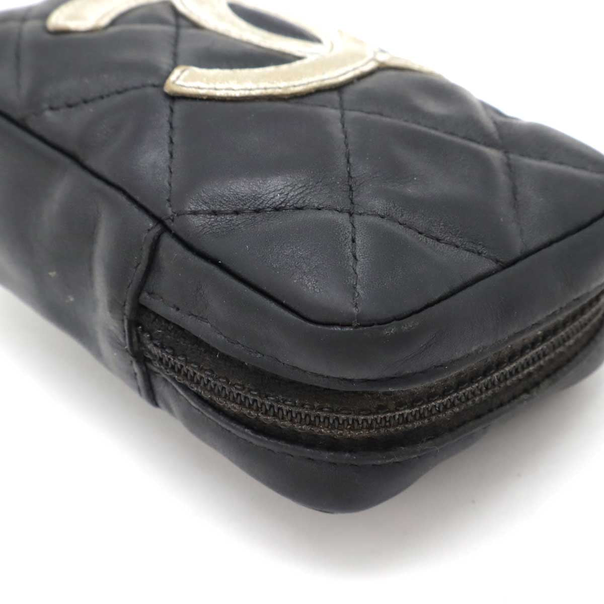 Chanel Cambon Line Leather Cigarette Case Pouch