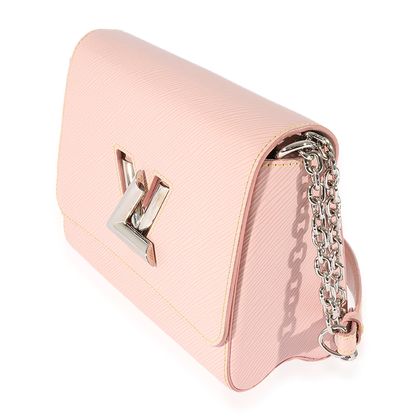Louis Vuitton Rose Ballerine Epi Twist MM Handbag