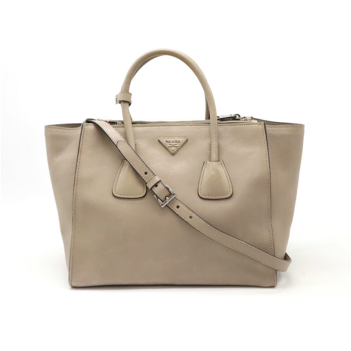 Prada 2Way Bag Leather Travel Bag 2