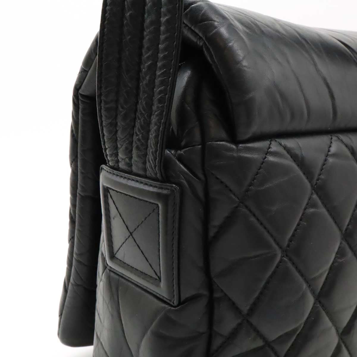 Chanel All Leather Coco Cocoon Matelasse Shoulder Bag