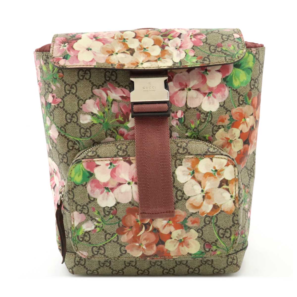 Gucci Blooms Supreme Coated Backpack Canvas