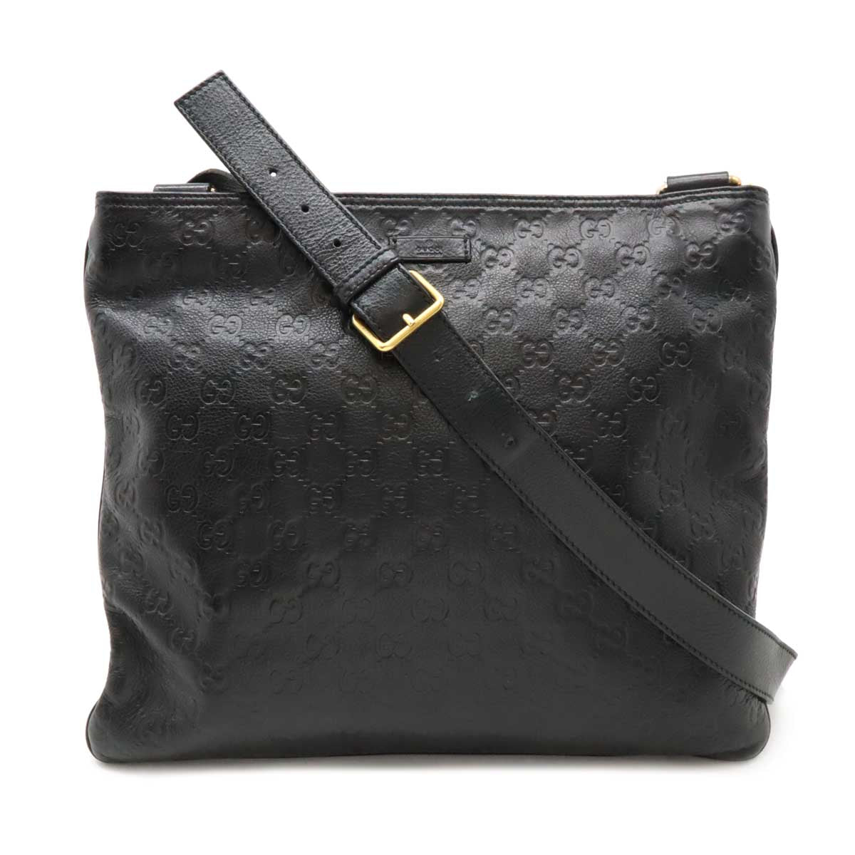 Gucci ssima Shoulder Bag Crossbody Leather Black Crossbody Bag