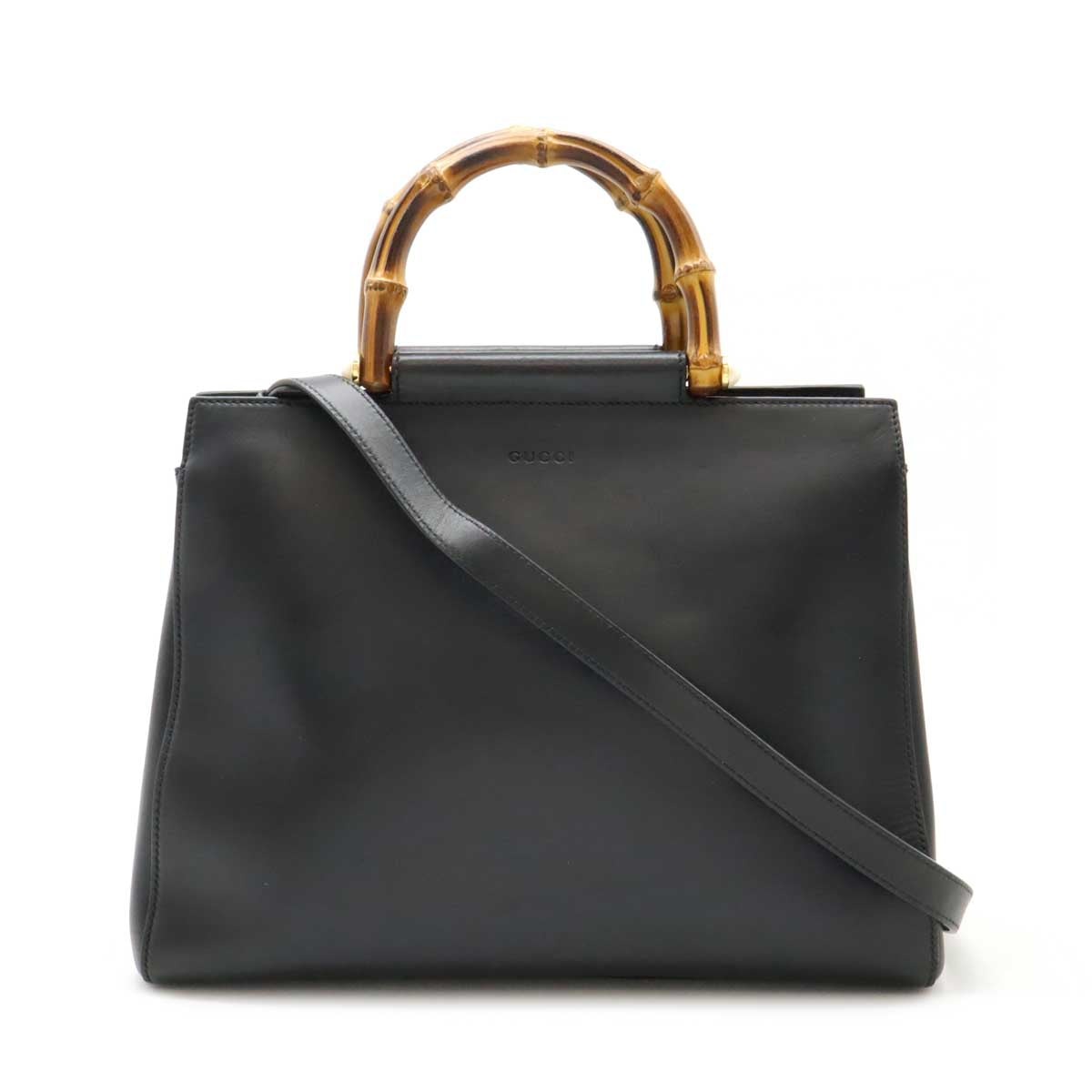 Gucci Nymphaea 2Way Bag Leather Travel Bag Bag 453766