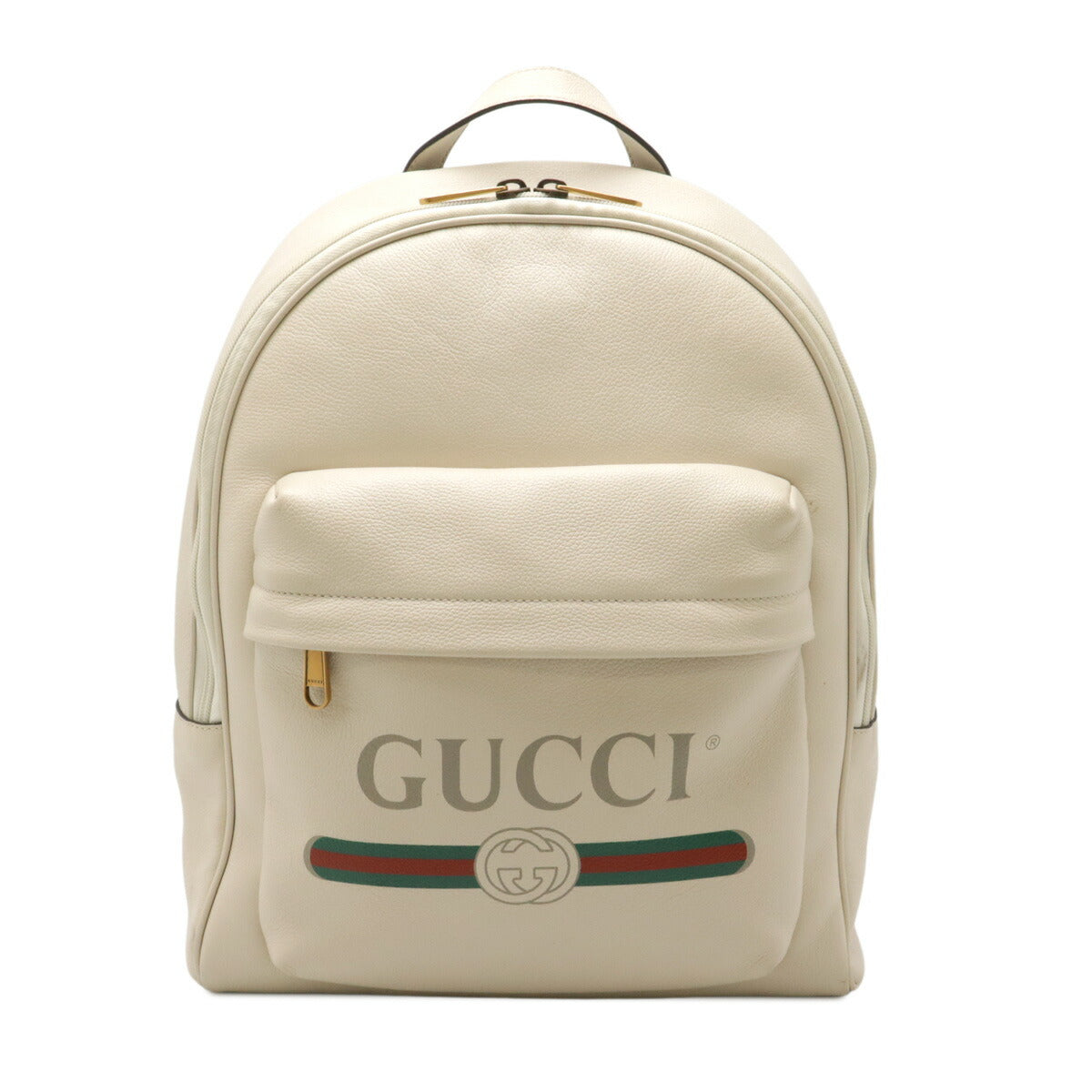 Gucci Print Backpack Leather