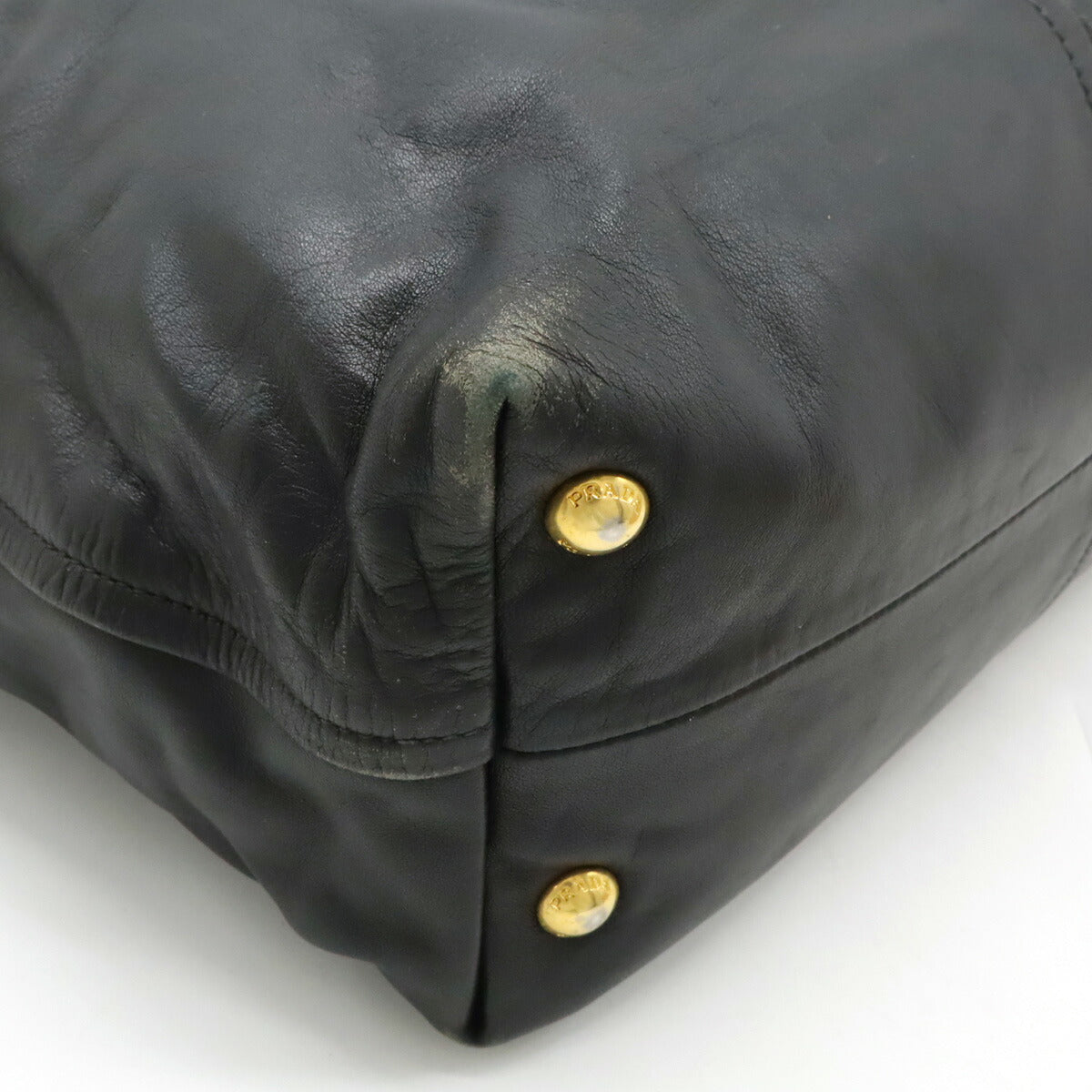 Prada 2Way Bag Leather Travel Bag 6