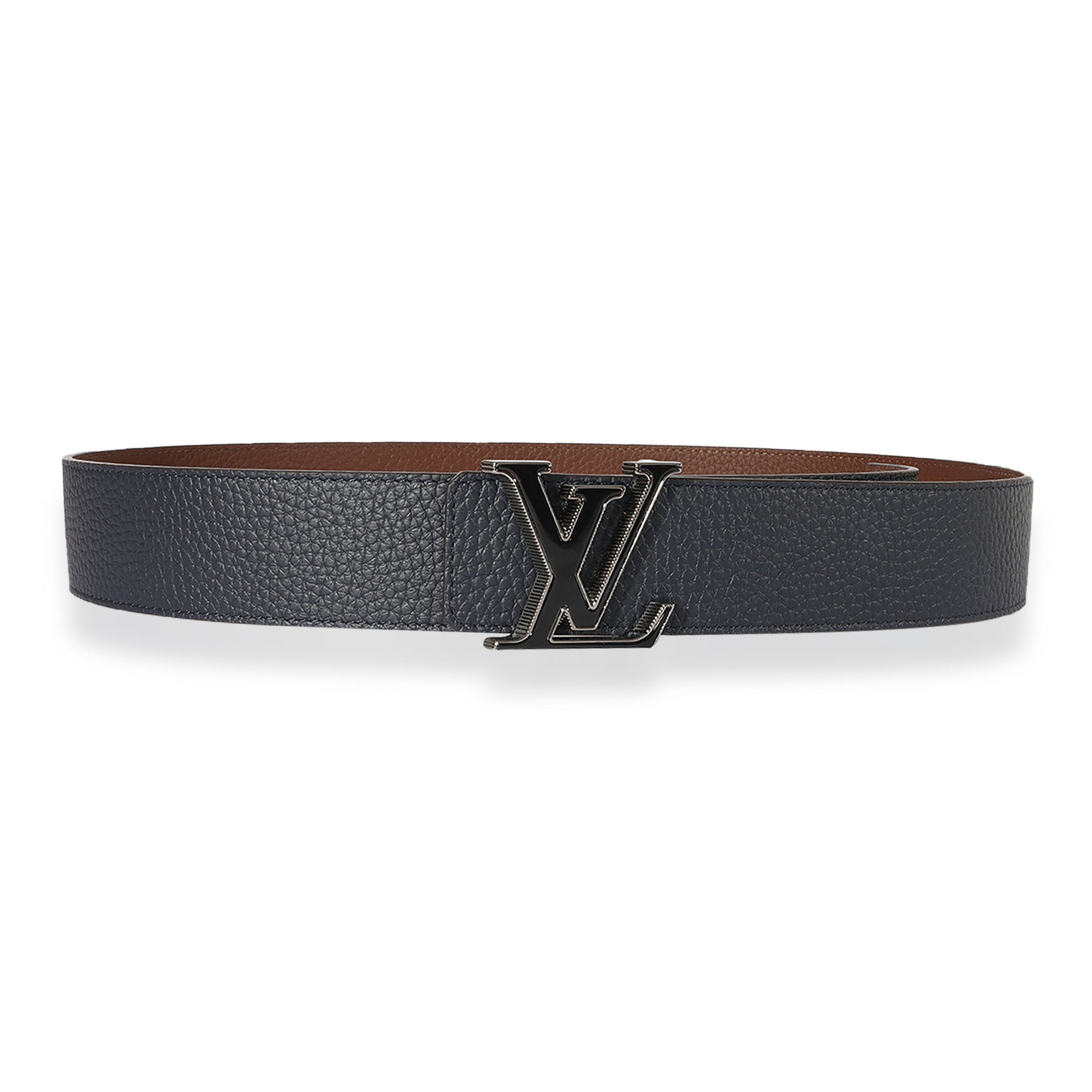 Louis Vuitton Tilt 44 90 Monogram Leather Black Belt