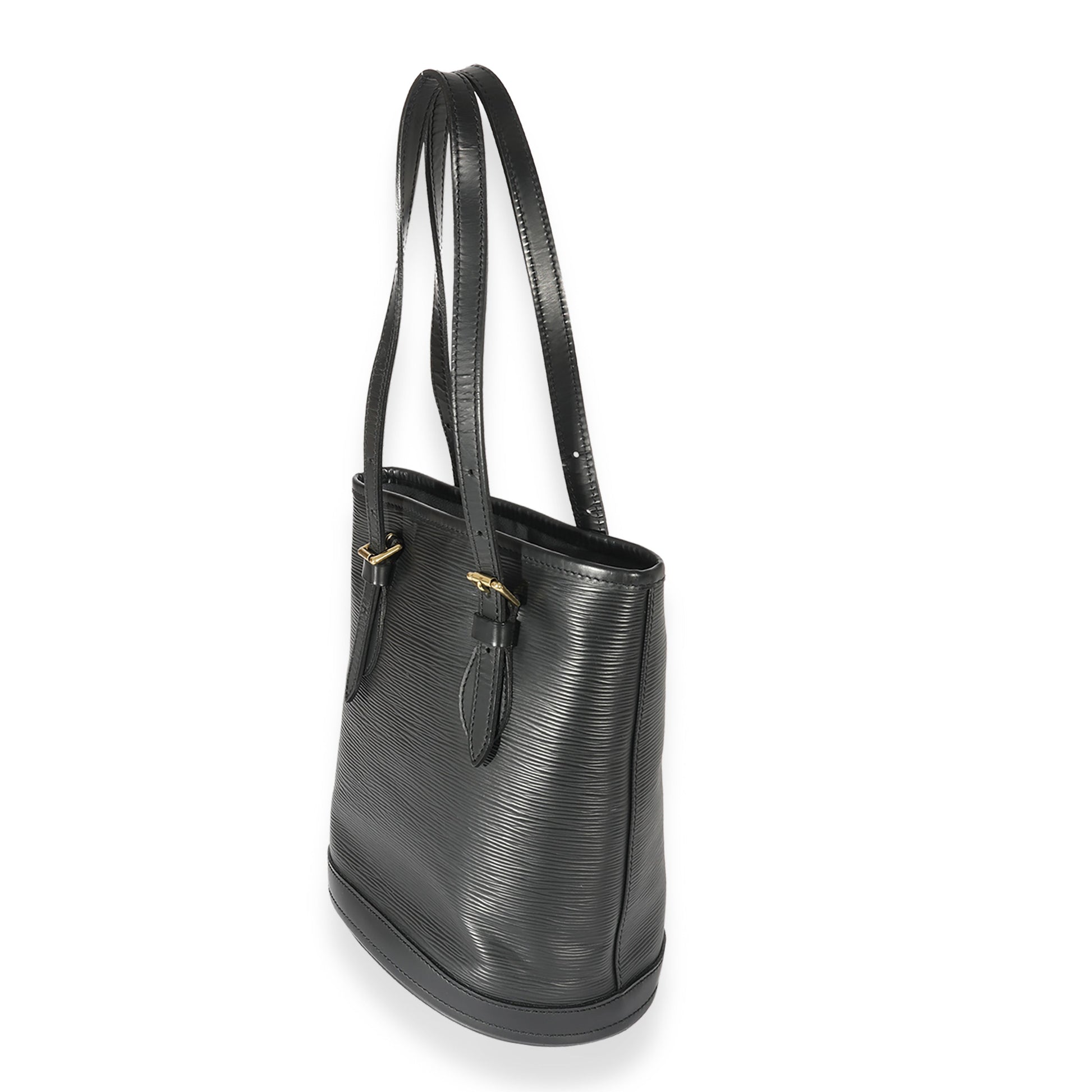 Louis Vuitton Epi Petit Leather Black Bucket Bag