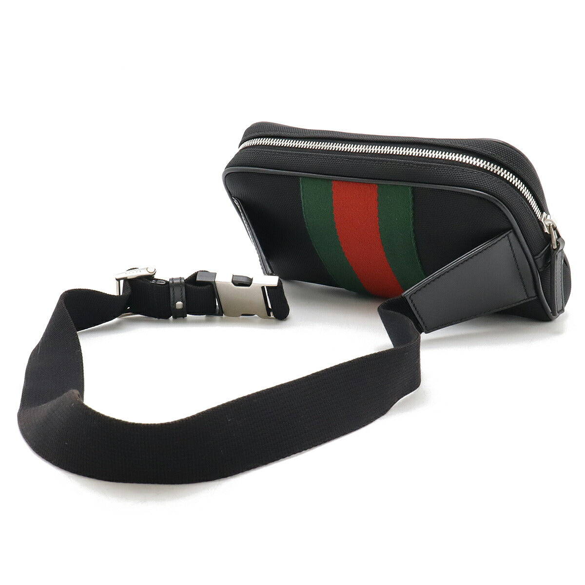 Gucci Sheline Line Waist Bag Canvas Nylon Travel Bag