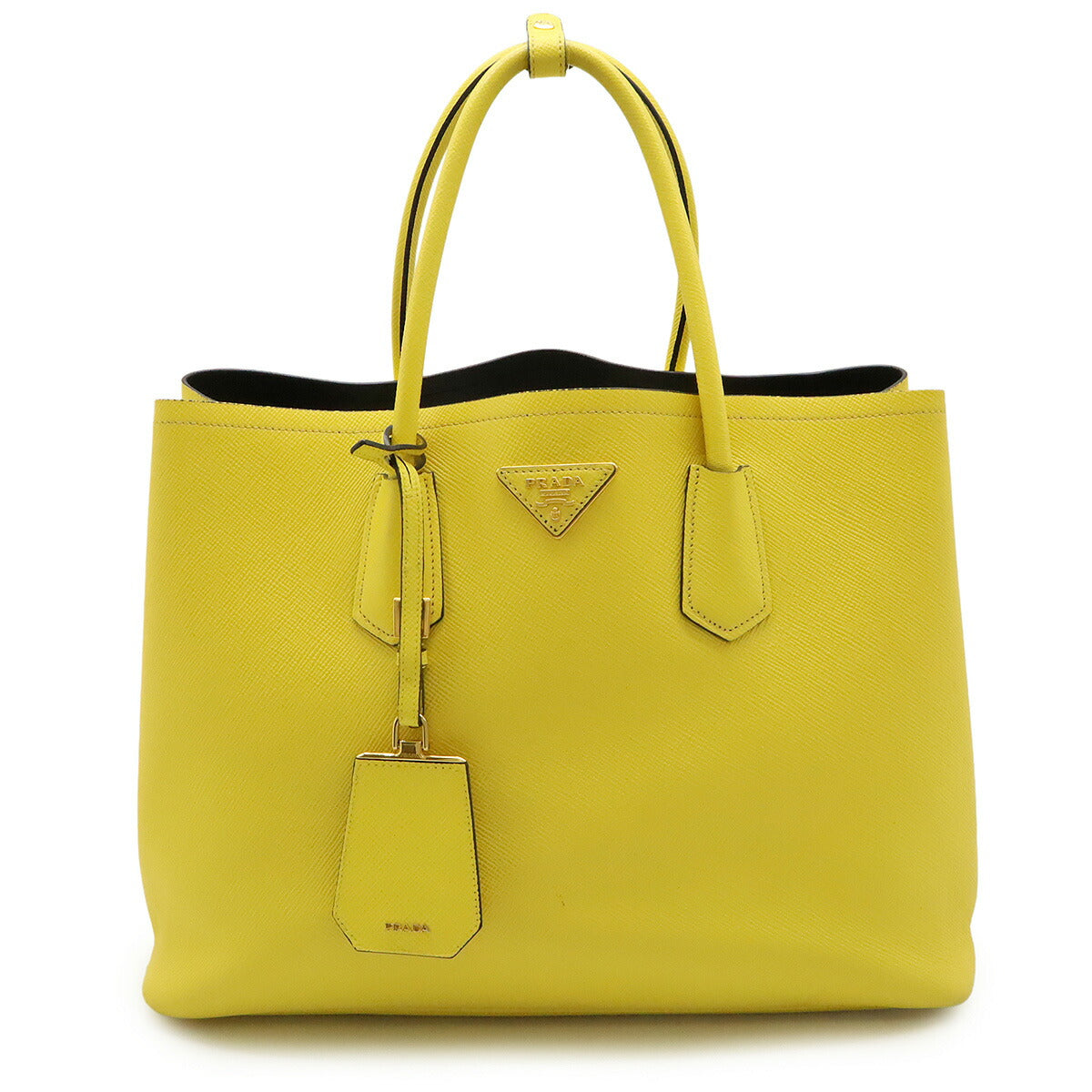 Prada 2Way Handbag Leather Saffiano Travel Bag