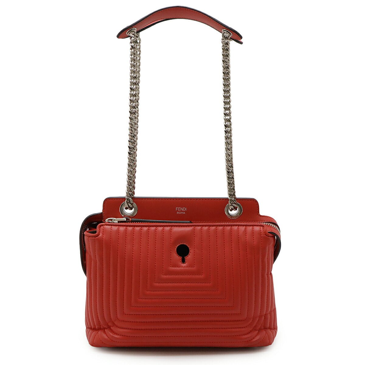 Fendi Dotcom Click 2Way Shoulder Bag Leather