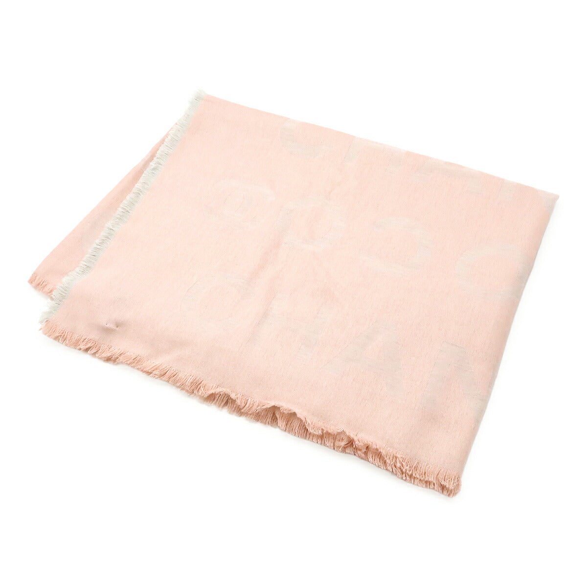Chanel Logo Silk Cashmere Stole Apparel
