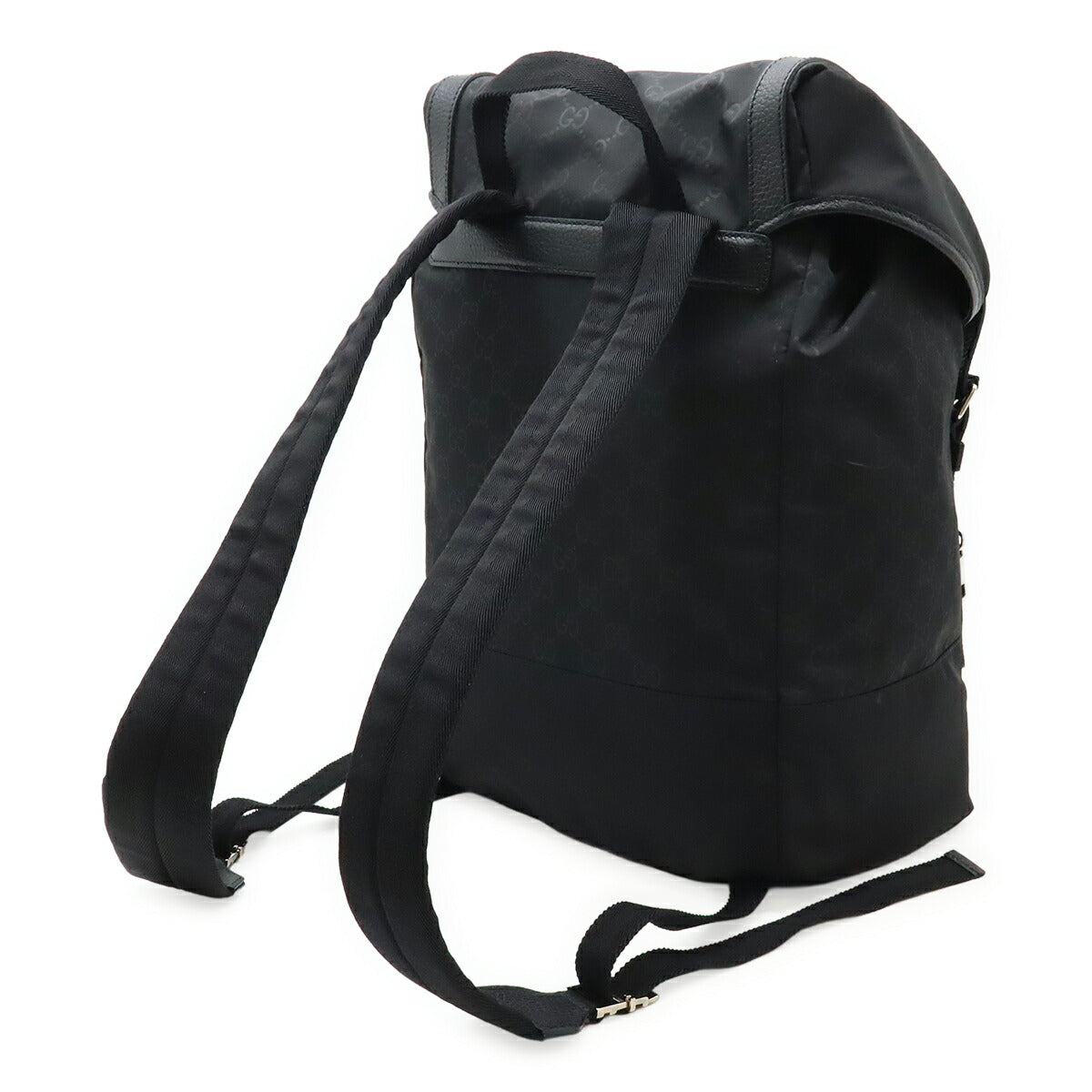 Gucci Backpack Leather Nylon Leather Backpack