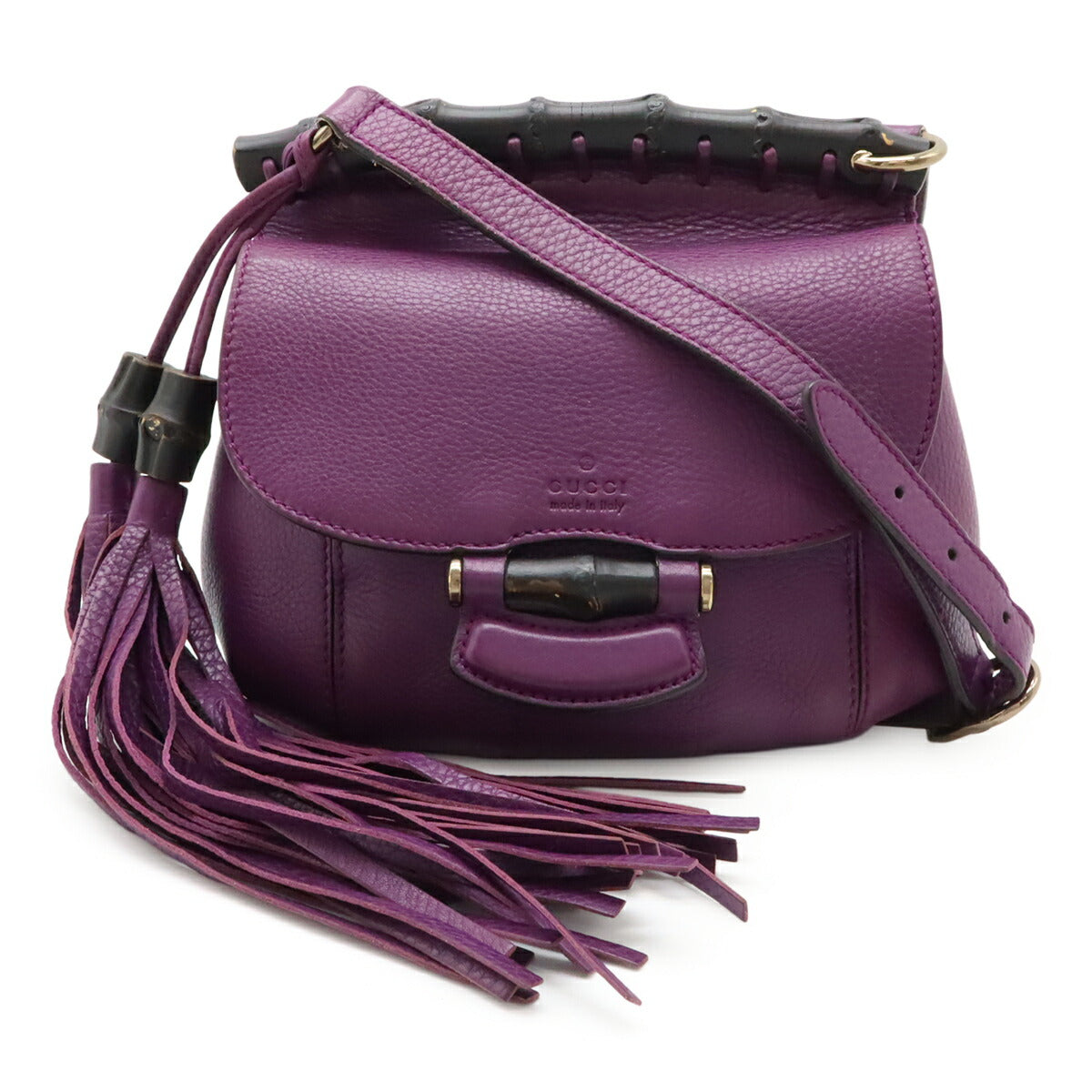 Gucci Bamboo Shoulder Bag Leather Bag 1