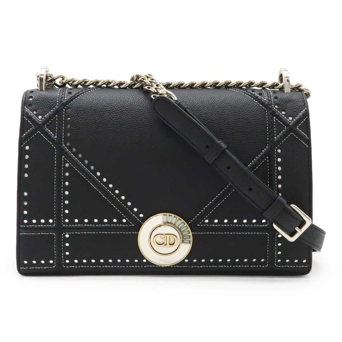 Dior Christian ama Shoulder Bag Leather