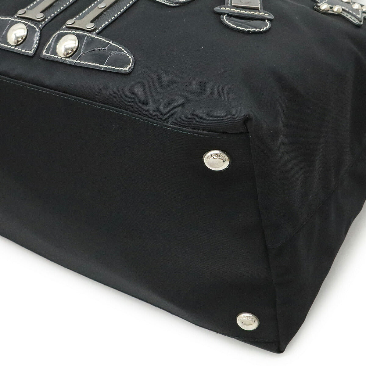 Prada Robot Triangle 2Way Handbag Logo Travel Bag
