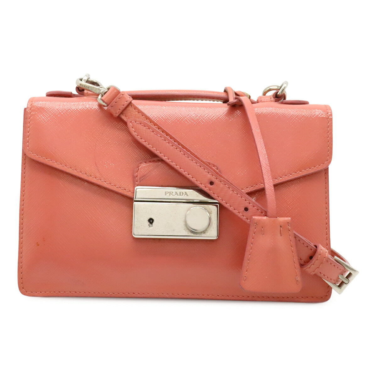 Prada Vernic 2Way Handbag Saffiano Travel Bag
