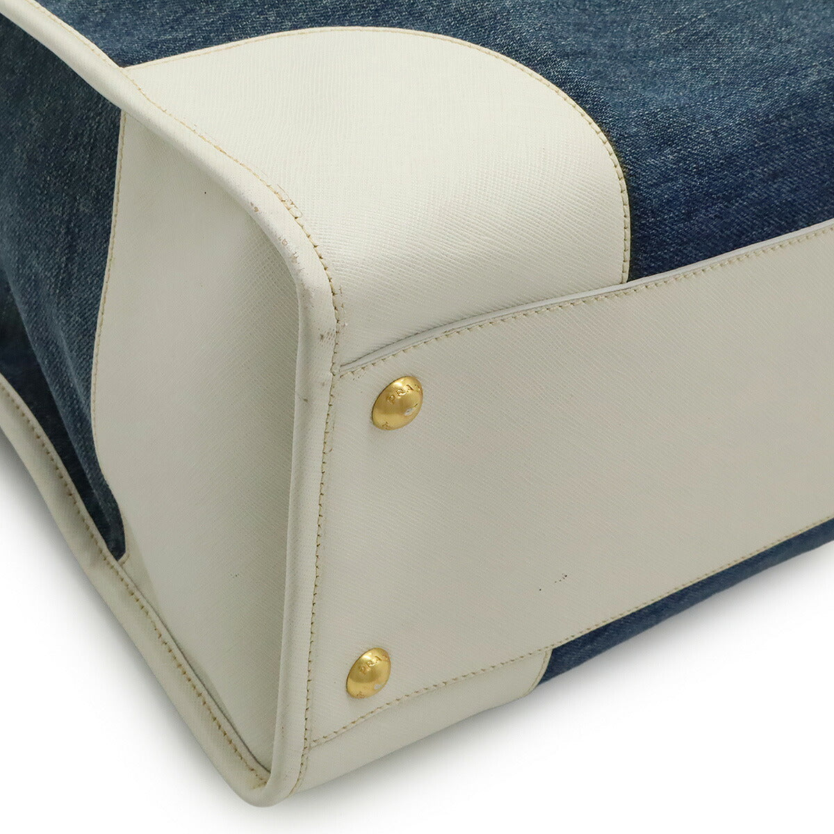 Prada Triangle 2Way Handbag Logo Travel Bag