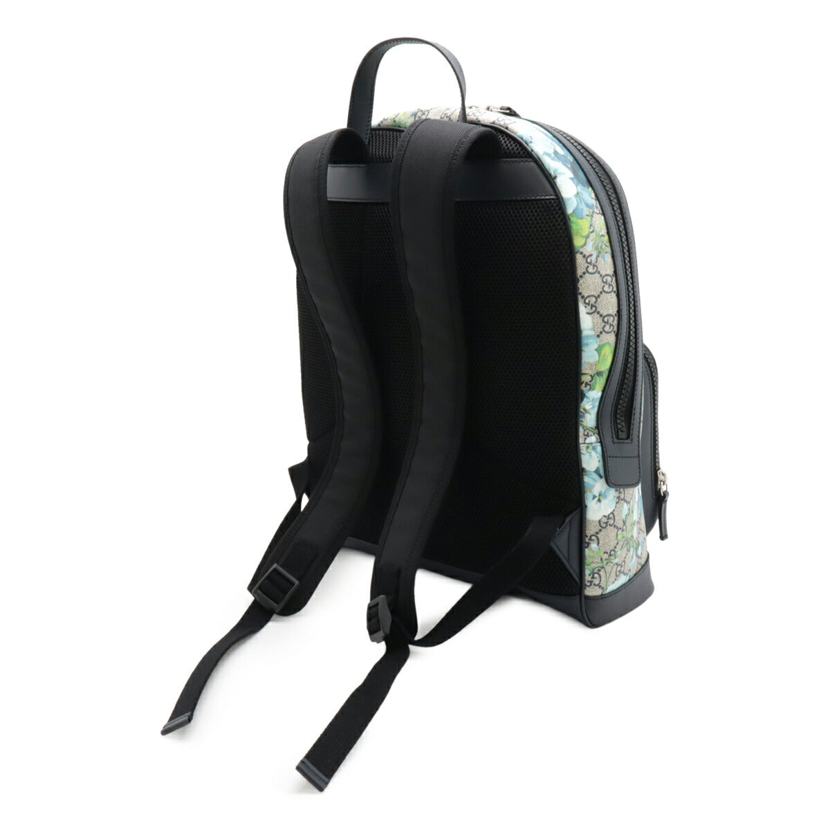 Gucci Blooms Supreme Coated Backpack Canvas Leather Backpack