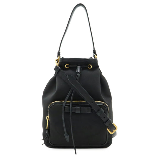 Prada Jacquard 2Way Bag Canvas Logo Travel Bag