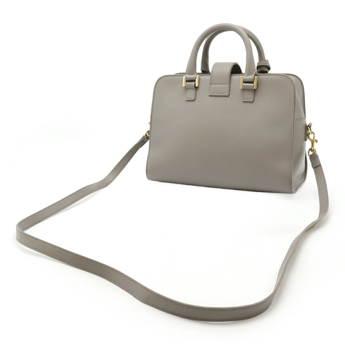 YSL Saint Laurent Cabas 2Way Bag Leather Baby Travel Bag