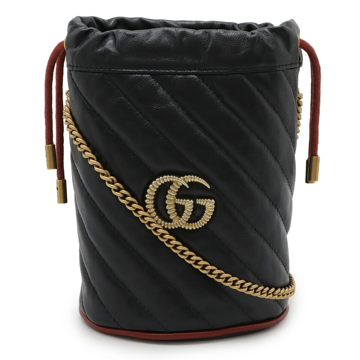 Gucci Marmont Bag Leather Bucket Bucket Bag