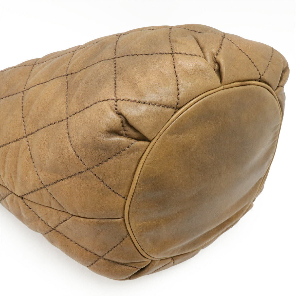 Wild Stitch Leather Shoulder Bag Refined