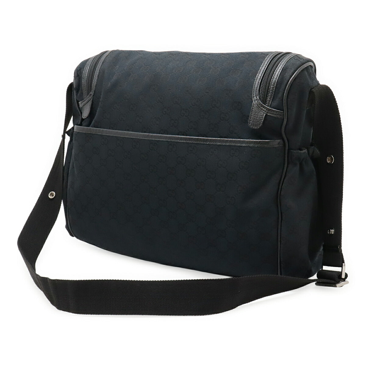 Gucci 2Way Shoulder Bag Leather Canvas Bag 4